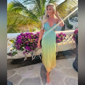 Caribbean Dream Ombré Midi